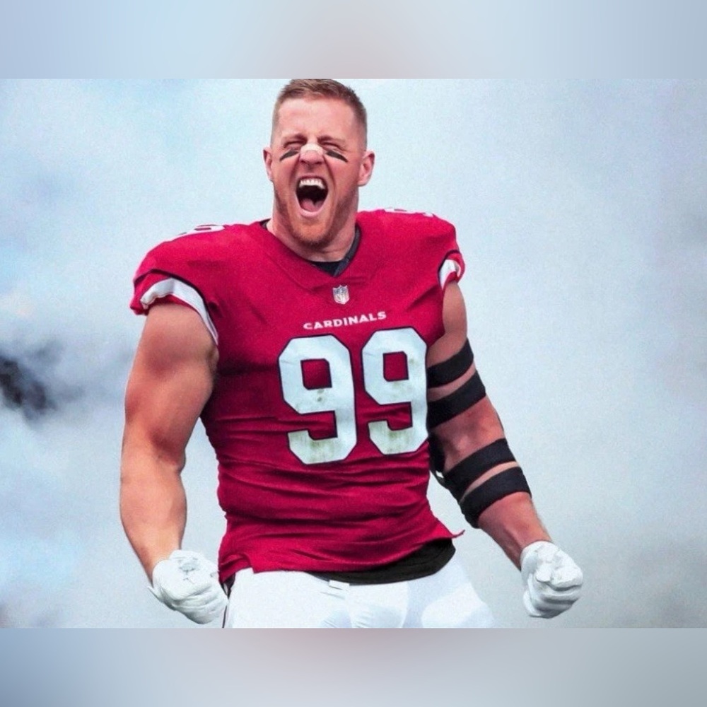 Nike Authentic Arizona Cardinals J.J. Watt #99 NFL Red Jersey Women’s Sz: M - Picture 3 of 8